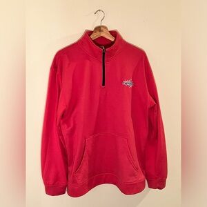 Men’s NHL Washington Capitals Polyester Quarter Zip - Size M (wears big)